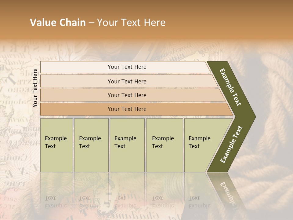 South Cartography Illustration PowerPoint Template