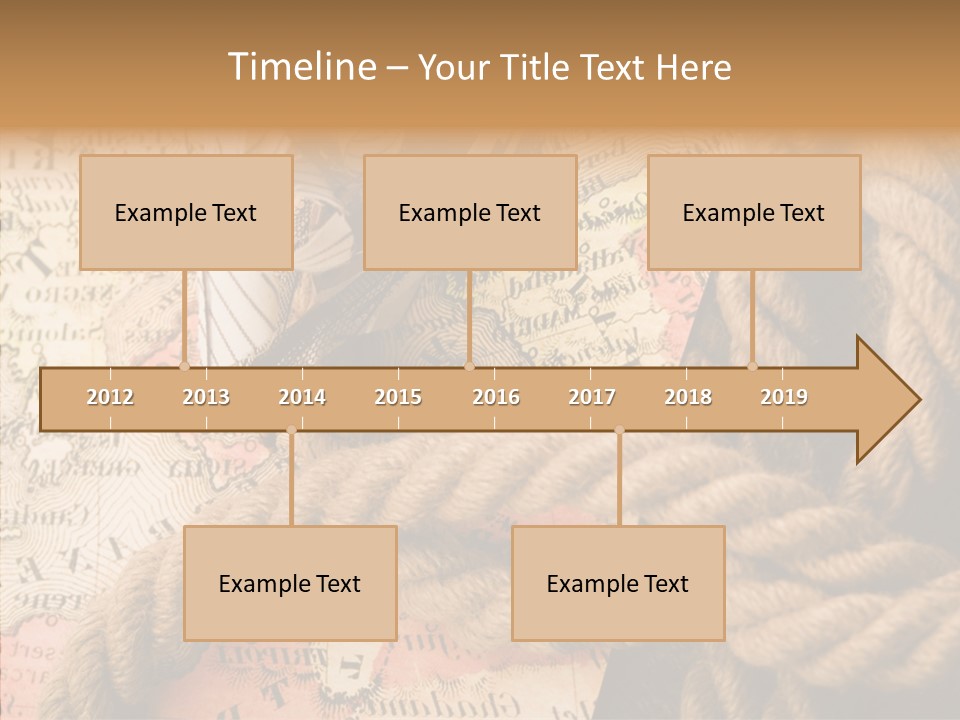 South Cartography Illustration PowerPoint Template