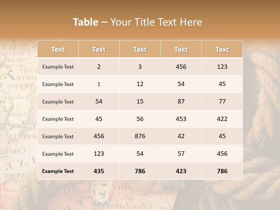 South Cartography Illustration PowerPoint Template