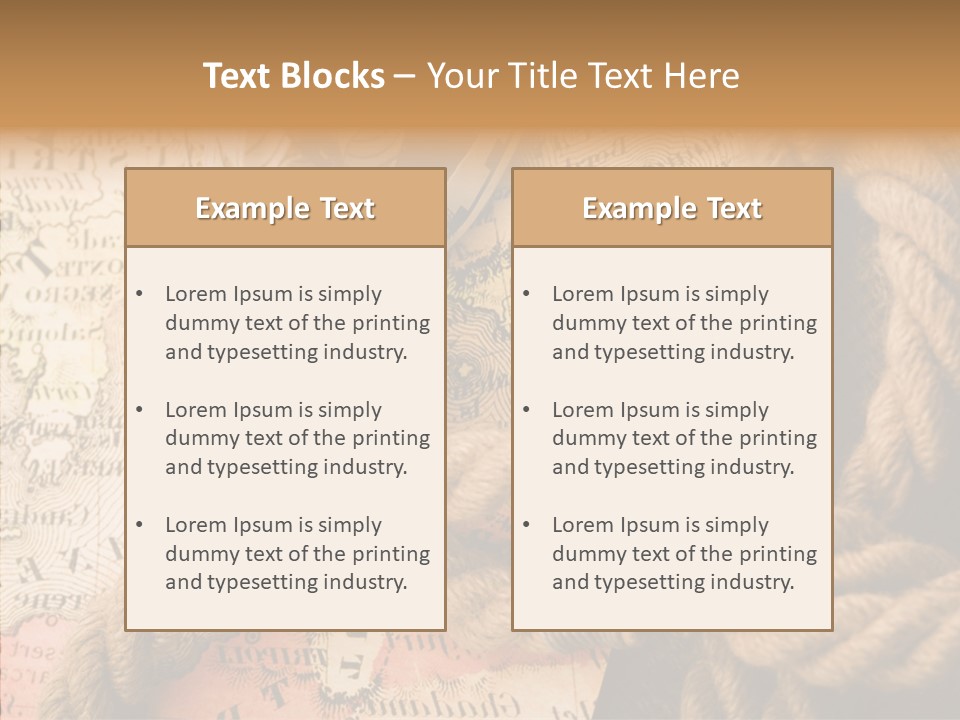 South Cartography Illustration PowerPoint Template