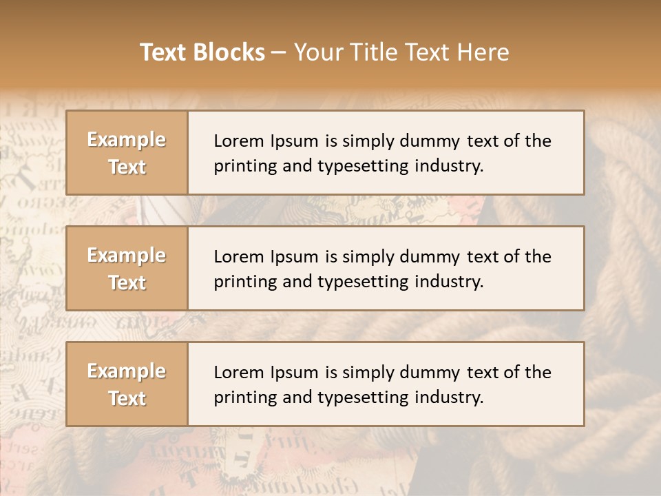 South Cartography Illustration PowerPoint Template