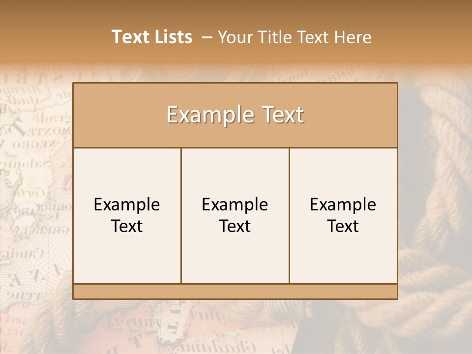South Cartography Illustration PowerPoint Template
