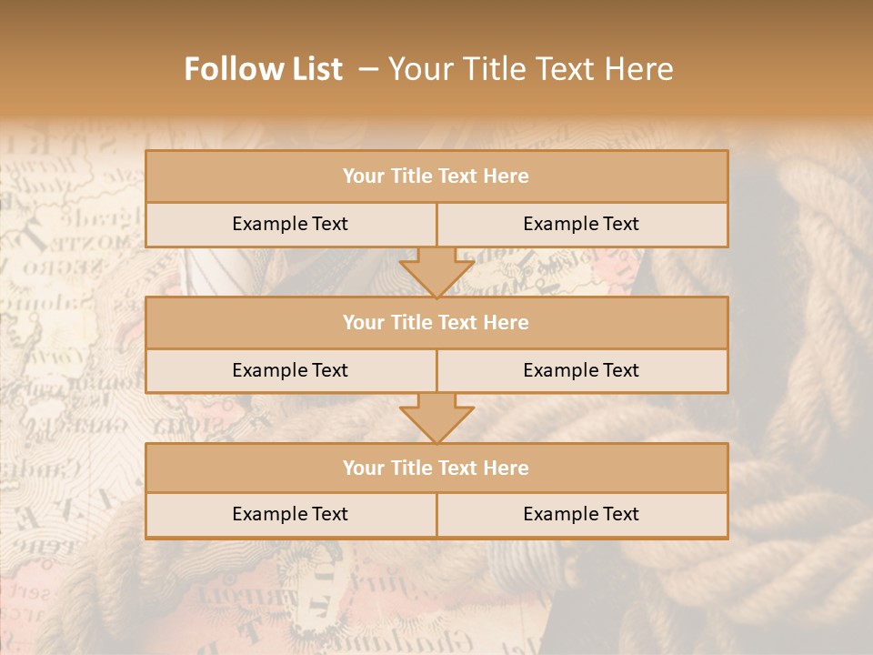 South Cartography Illustration PowerPoint Template