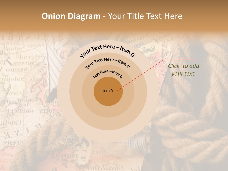 South Cartography Illustration PowerPoint Template
