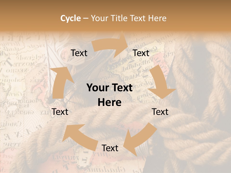 South Cartography Illustration PowerPoint Template