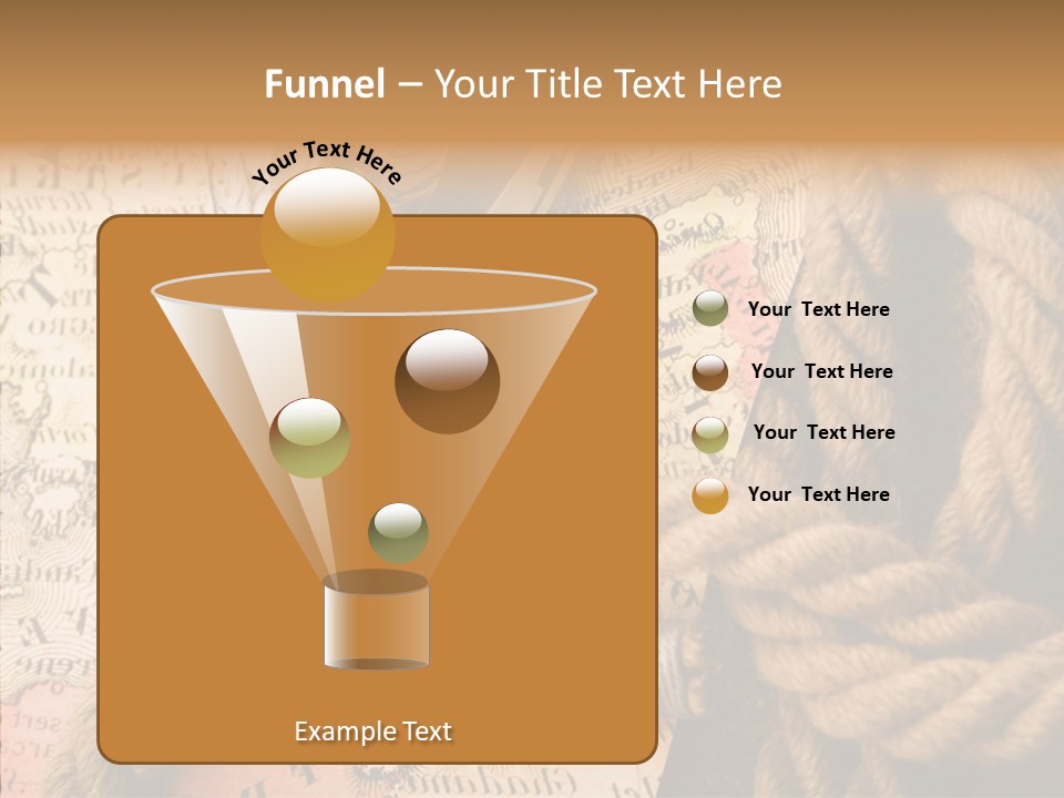 South Cartography Illustration PowerPoint Template