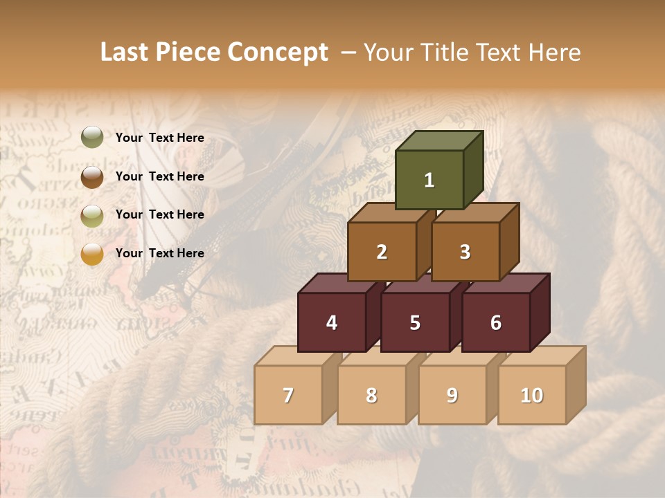South Cartography Illustration PowerPoint Template