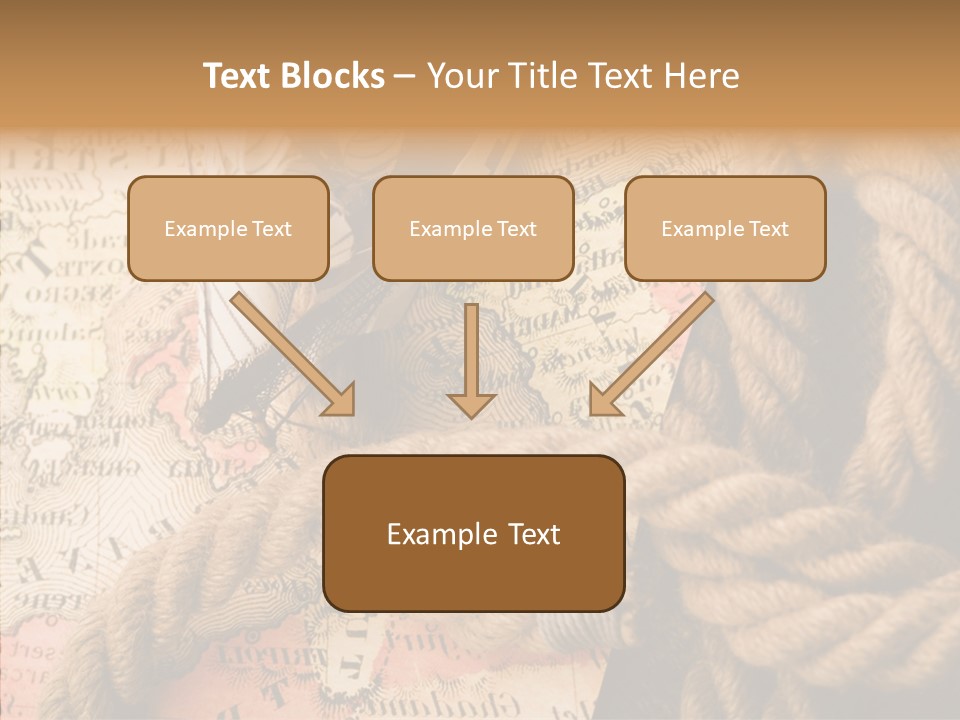 South Cartography Illustration PowerPoint Template