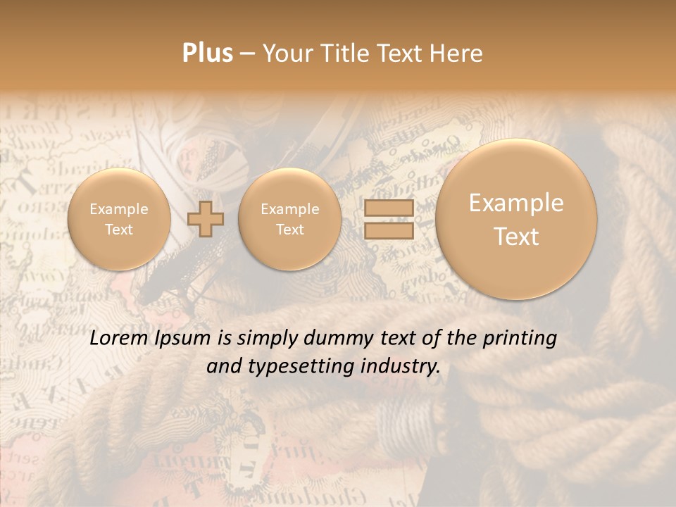 South Cartography Illustration PowerPoint Template