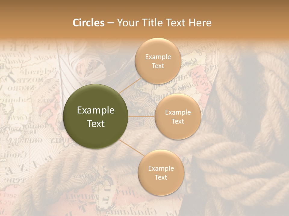 South Cartography Illustration PowerPoint Template