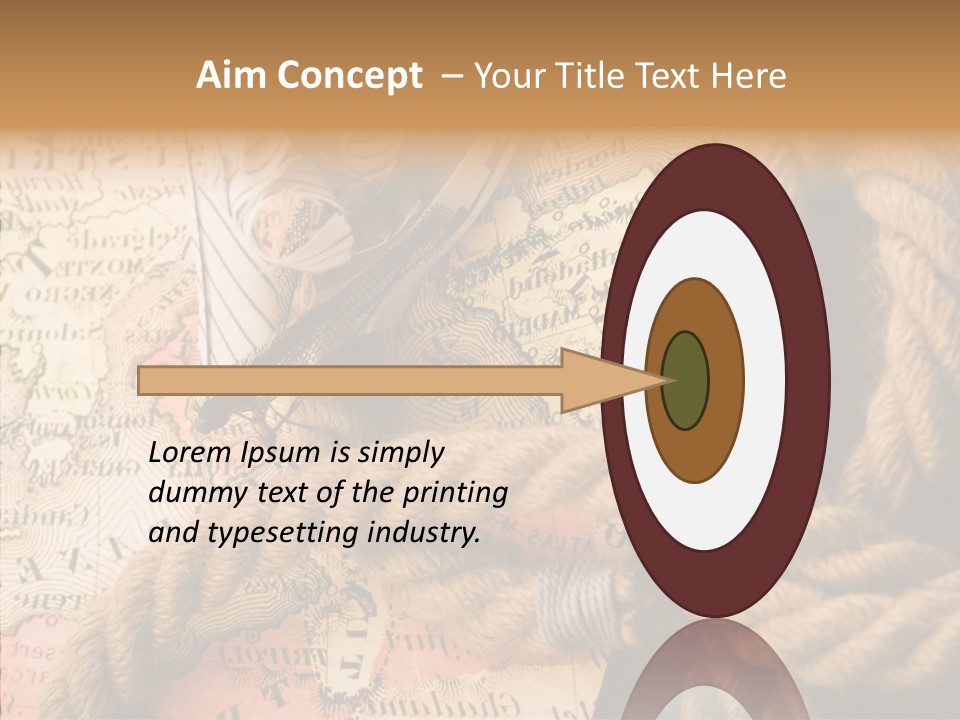 South Cartography Illustration PowerPoint Template