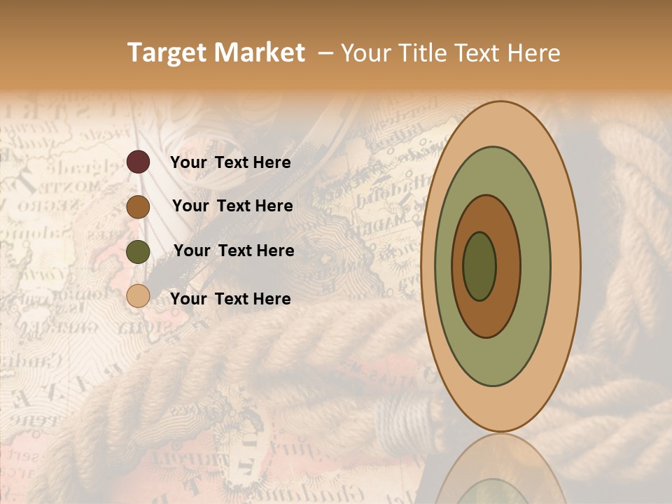 South Cartography Illustration PowerPoint Template