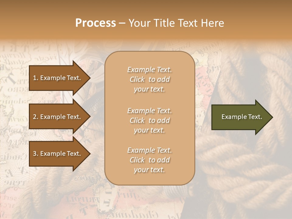 South Cartography Illustration PowerPoint Template
