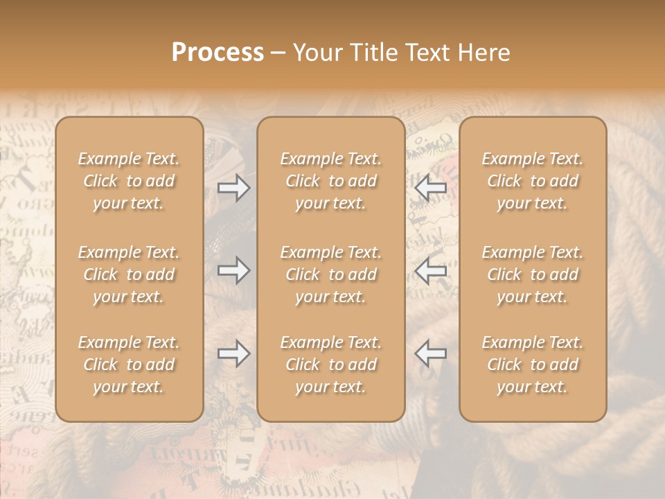 South Cartography Illustration PowerPoint Template