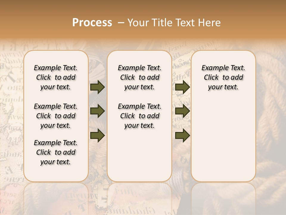 South Cartography Illustration PowerPoint Template