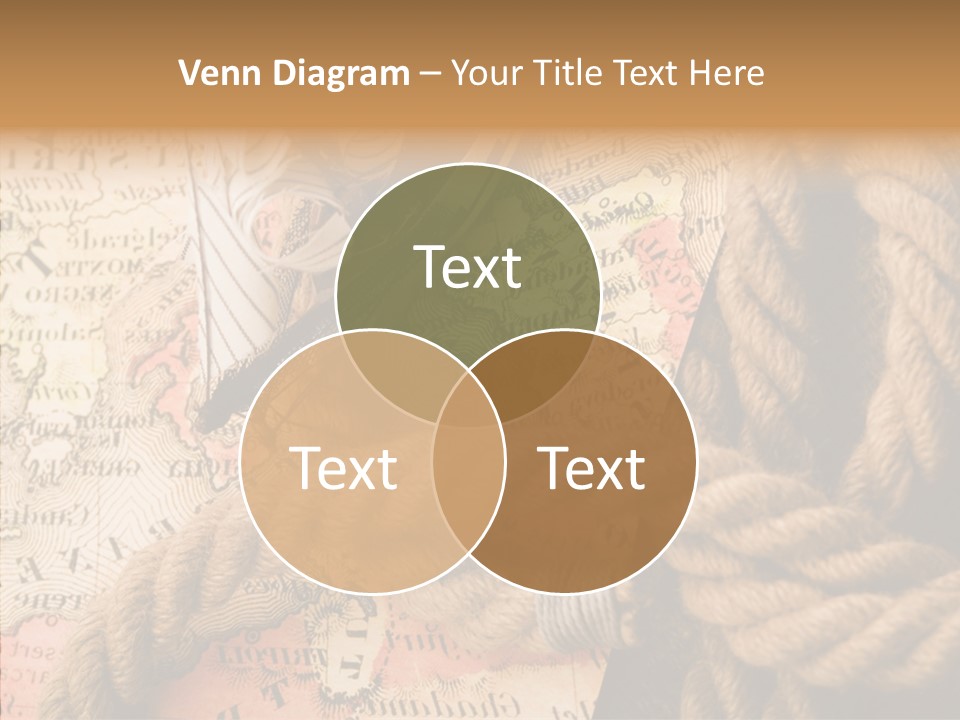 South Cartography Illustration PowerPoint Template