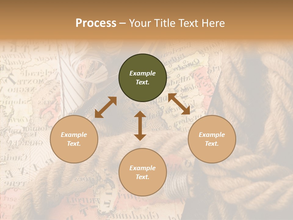 South Cartography Illustration PowerPoint Template