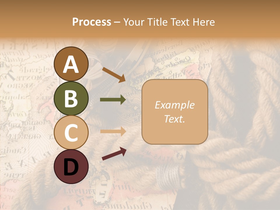 South Cartography Illustration PowerPoint Template