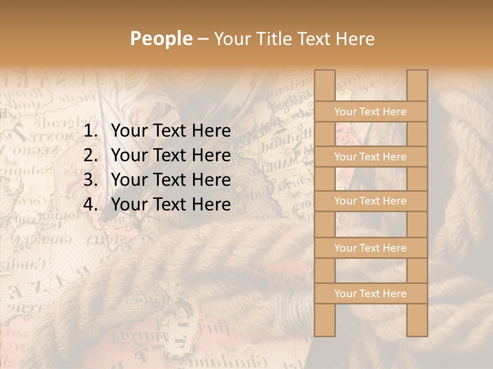 South Cartography Illustration PowerPoint Template