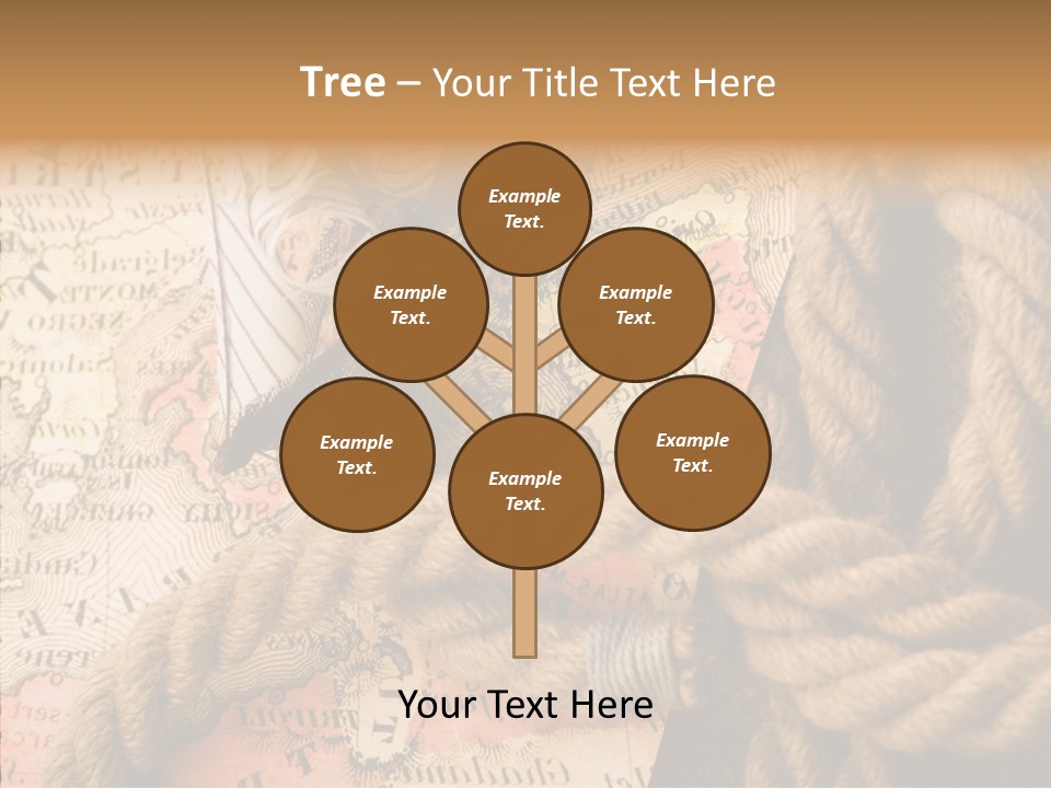 South Cartography Illustration PowerPoint Template