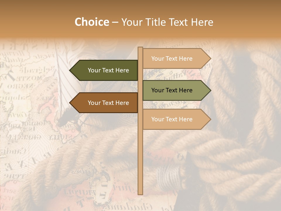 South Cartography Illustration PowerPoint Template