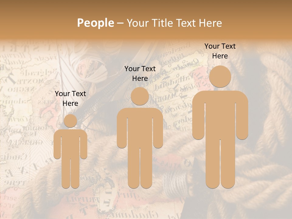South Cartography Illustration PowerPoint Template