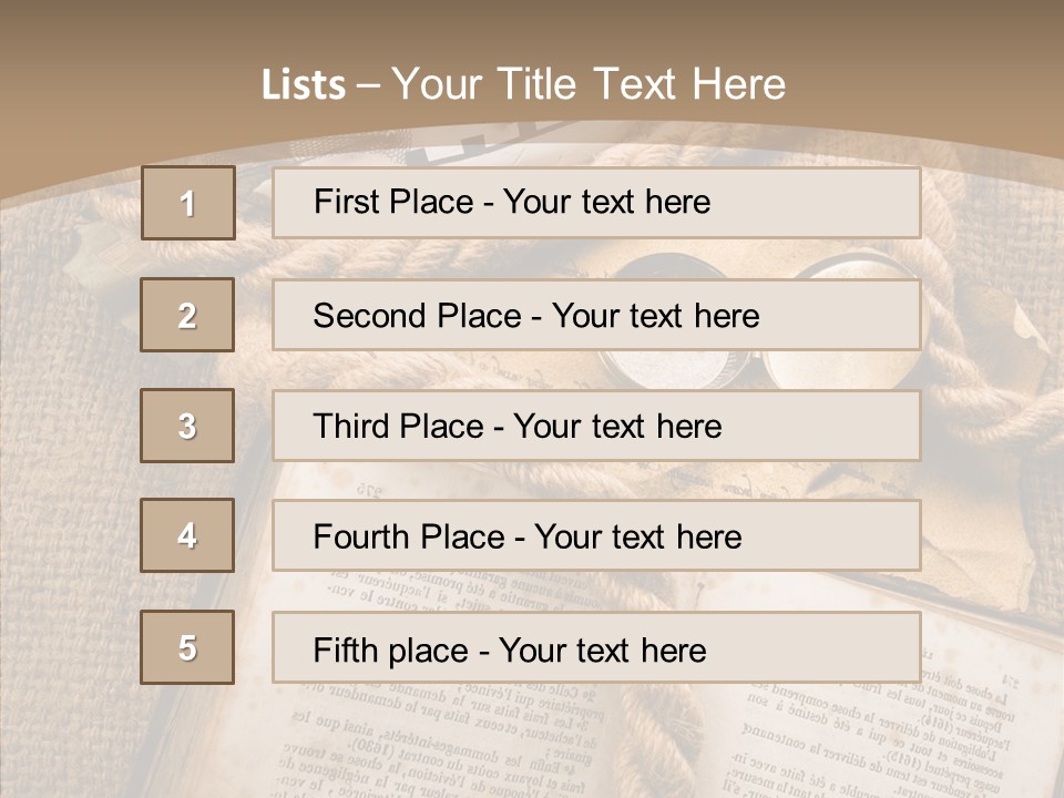 World Communication Spotted PowerPoint Template