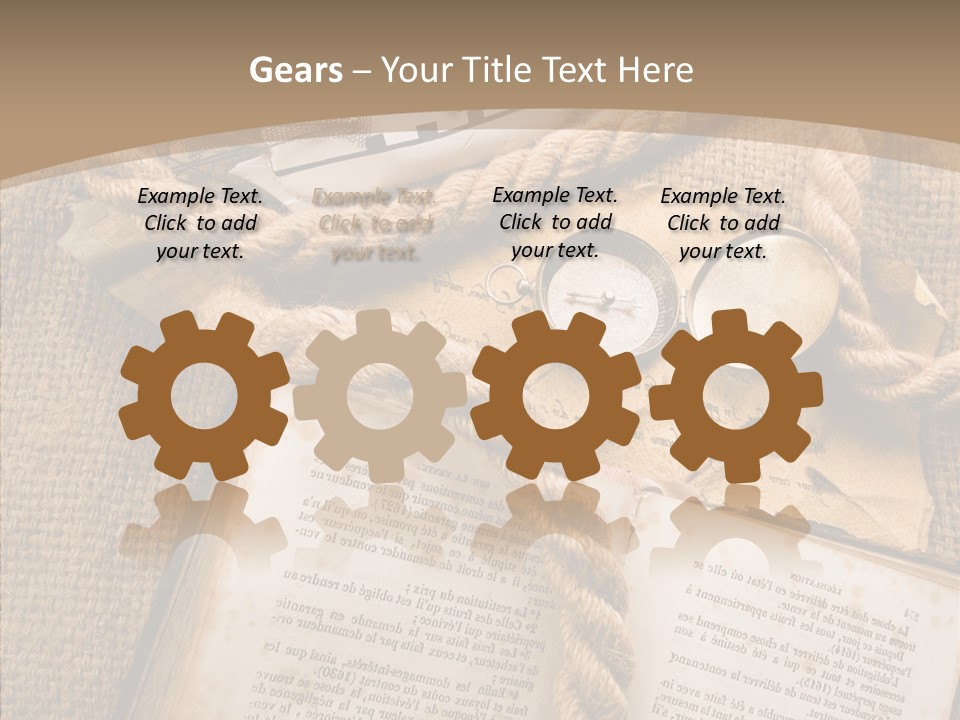 World Communication Spotted PowerPoint Template