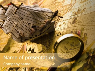 North Cartography Age PowerPoint Template