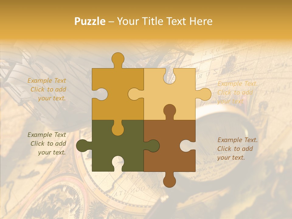 North Cartography Age PowerPoint Template