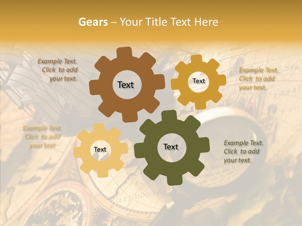 North Cartography Age PowerPoint Template