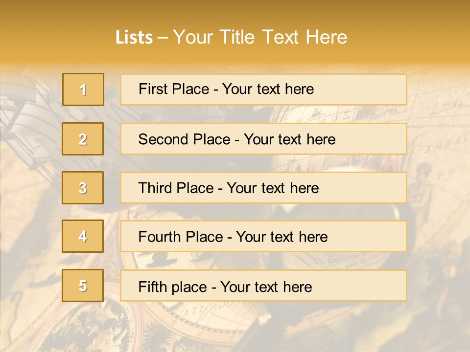 North Cartography Age PowerPoint Template