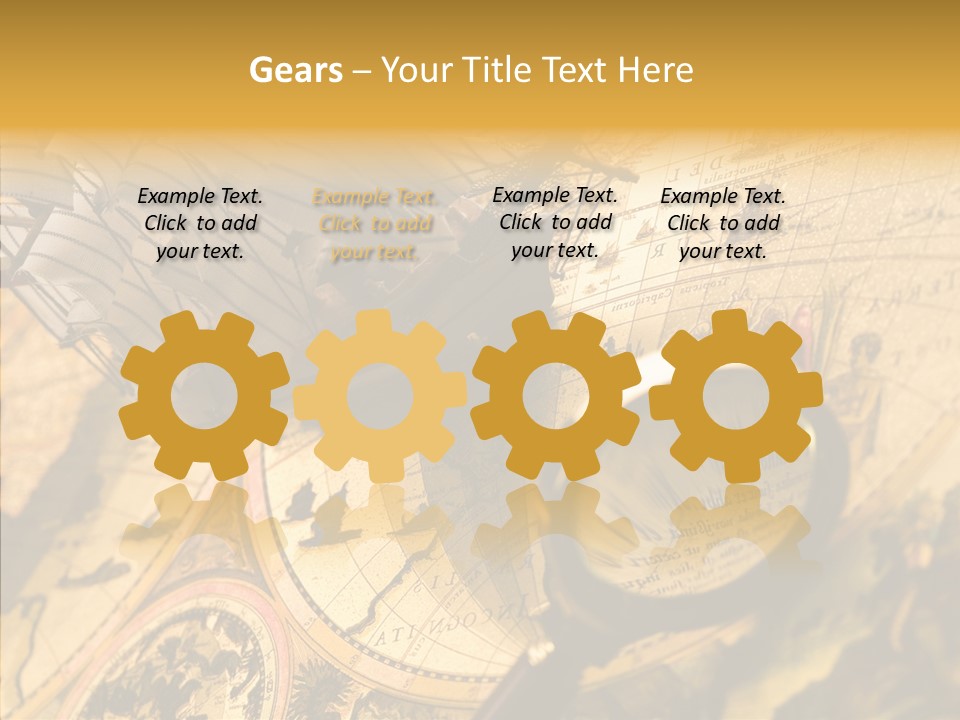 North Cartography Age PowerPoint Template