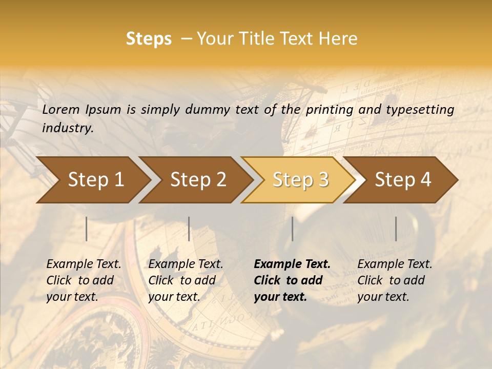North Cartography Age PowerPoint Template