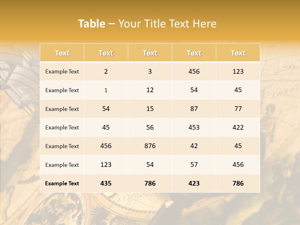 North Cartography Age PowerPoint Template