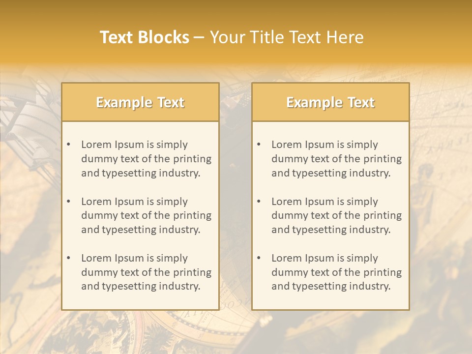 North Cartography Age PowerPoint Template