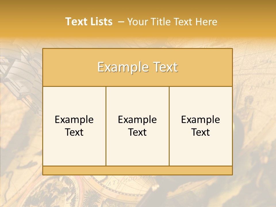 North Cartography Age PowerPoint Template