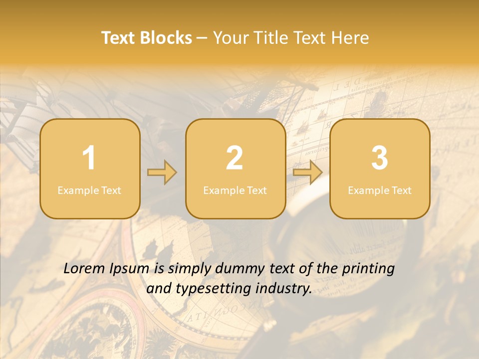 North Cartography Age PowerPoint Template