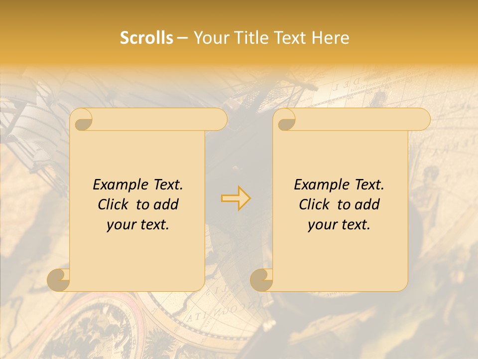 North Cartography Age PowerPoint Template