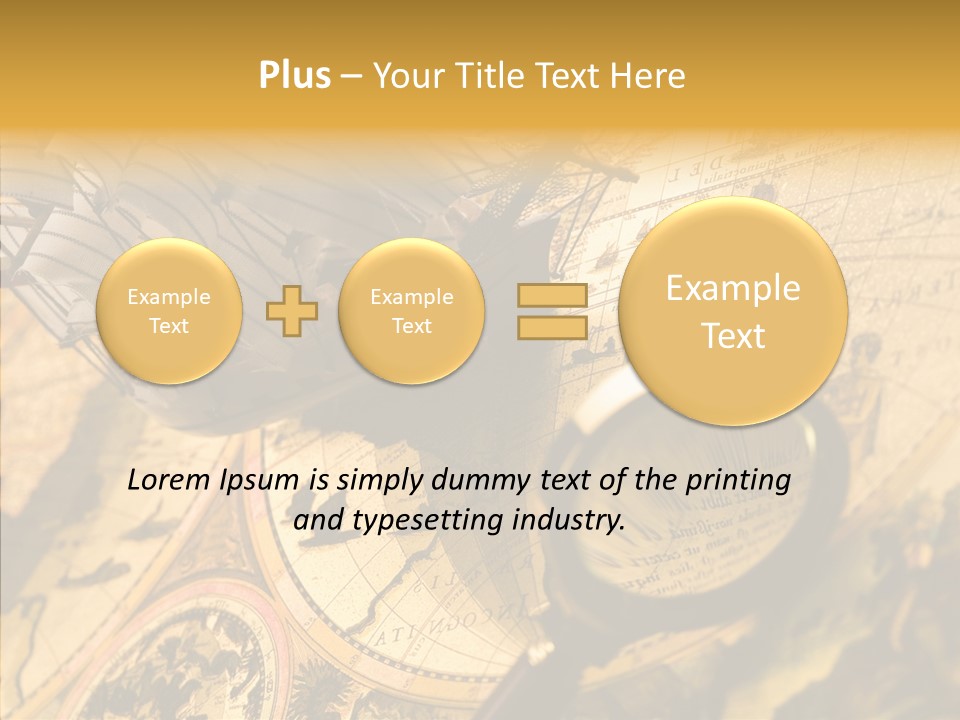 North Cartography Age PowerPoint Template