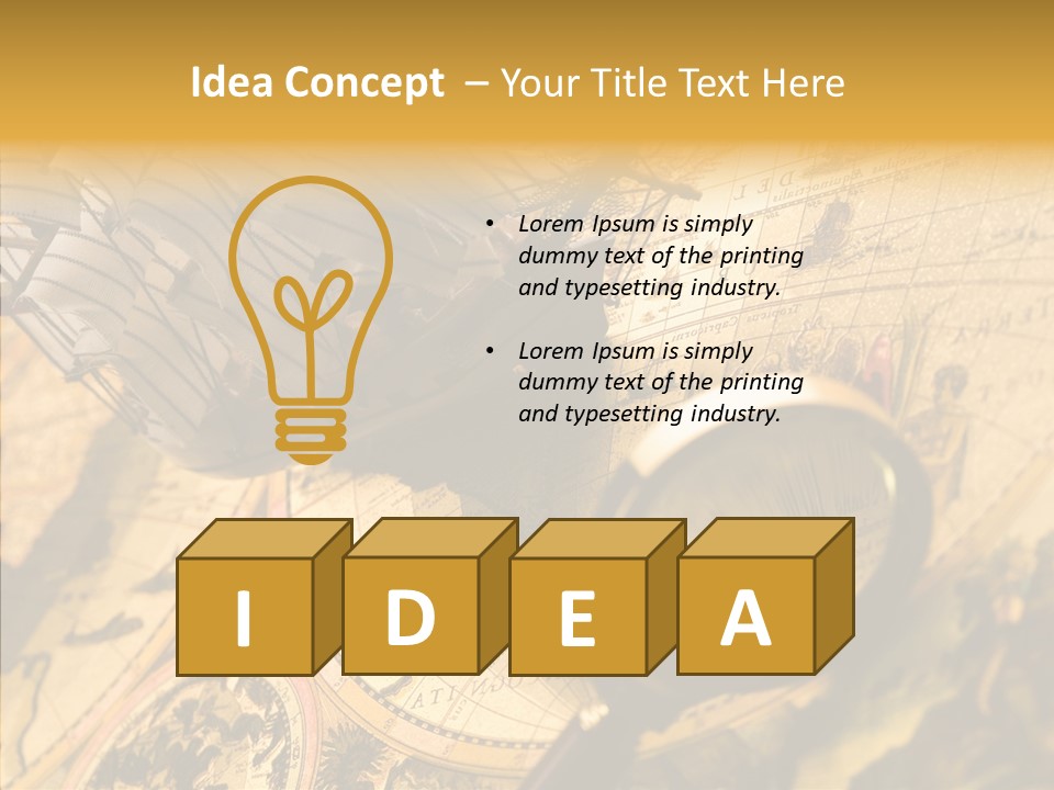 North Cartography Age PowerPoint Template