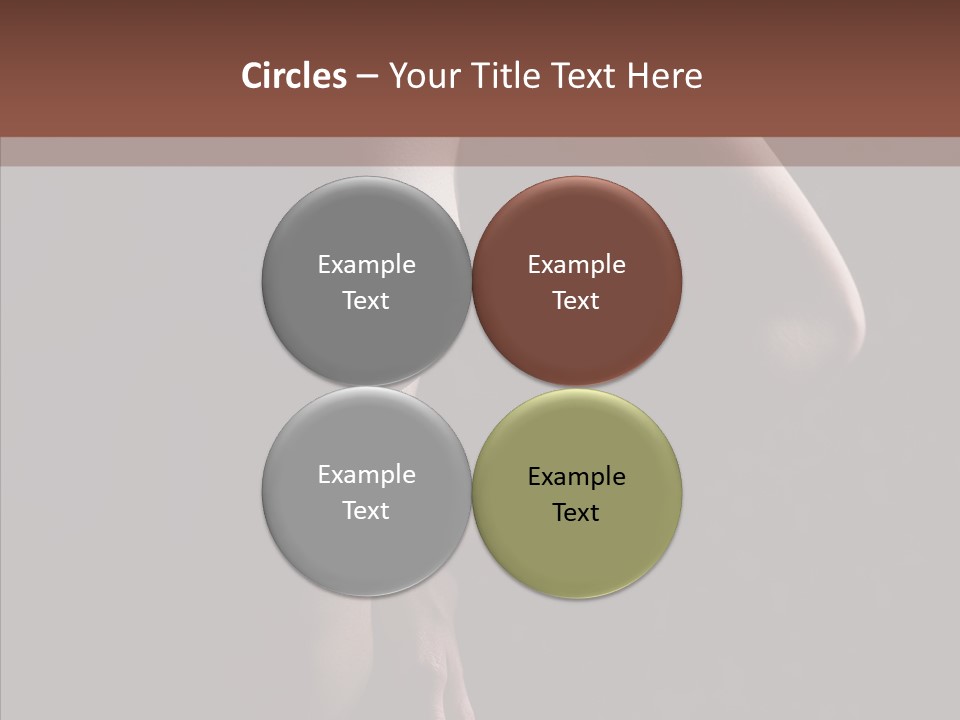 Body Naked Nipples PowerPoint Template