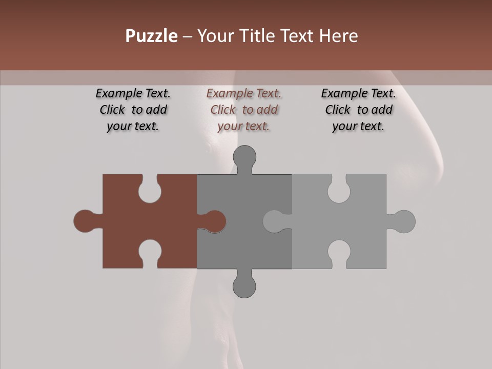 Body Naked Nipples PowerPoint Template