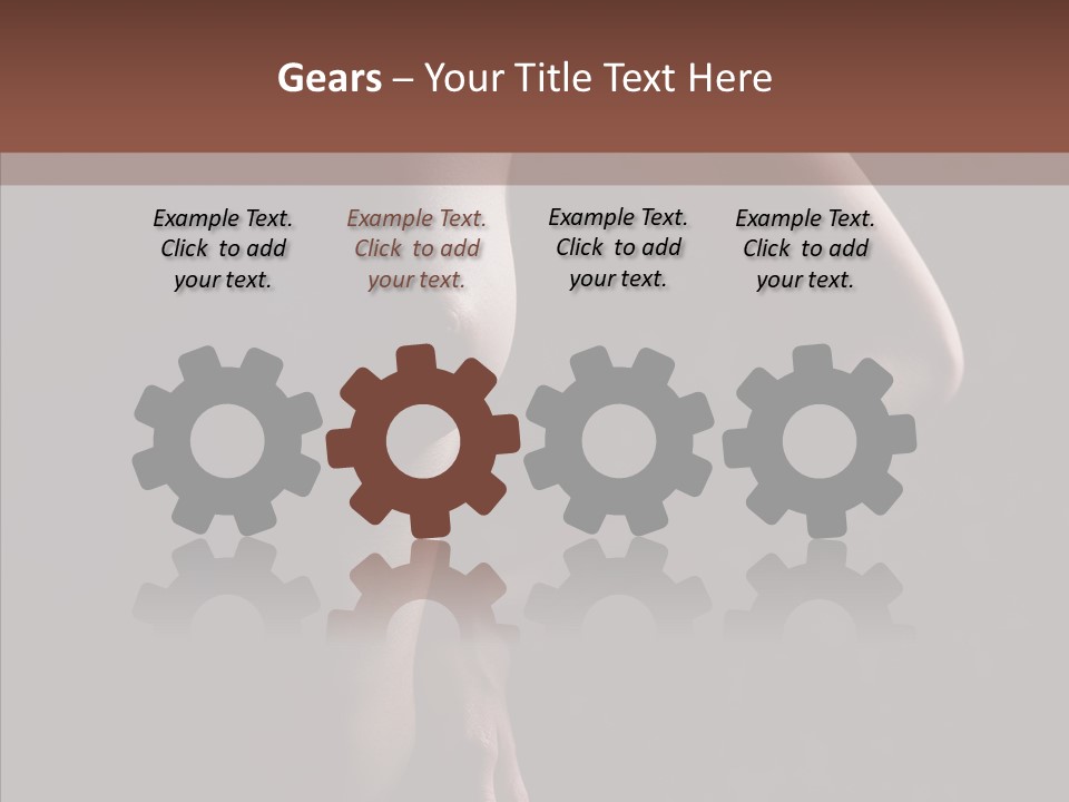 Body Naked Nipples PowerPoint Template