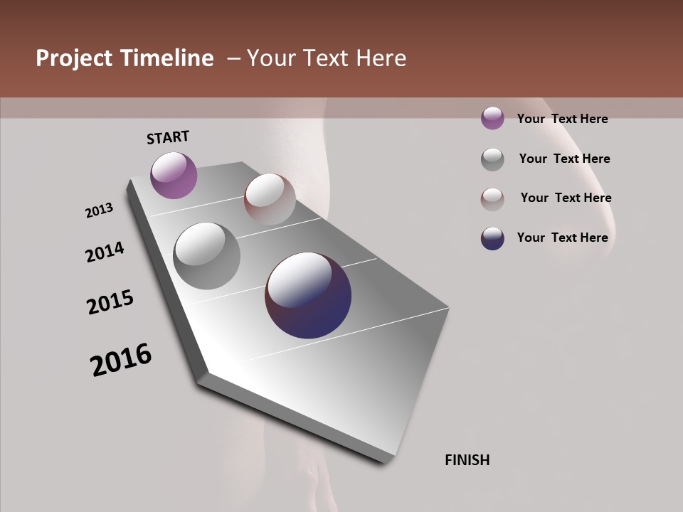 Body Naked Nipples PowerPoint Template