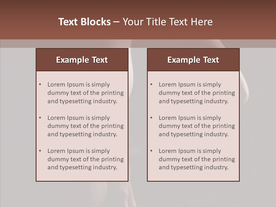 Body Naked Nipples PowerPoint Template