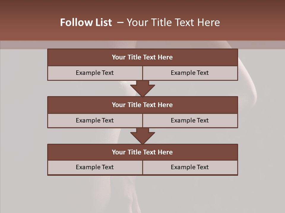Body Naked Nipples PowerPoint Template