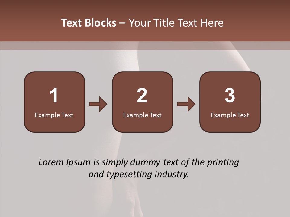 Body Naked Nipples PowerPoint Template
