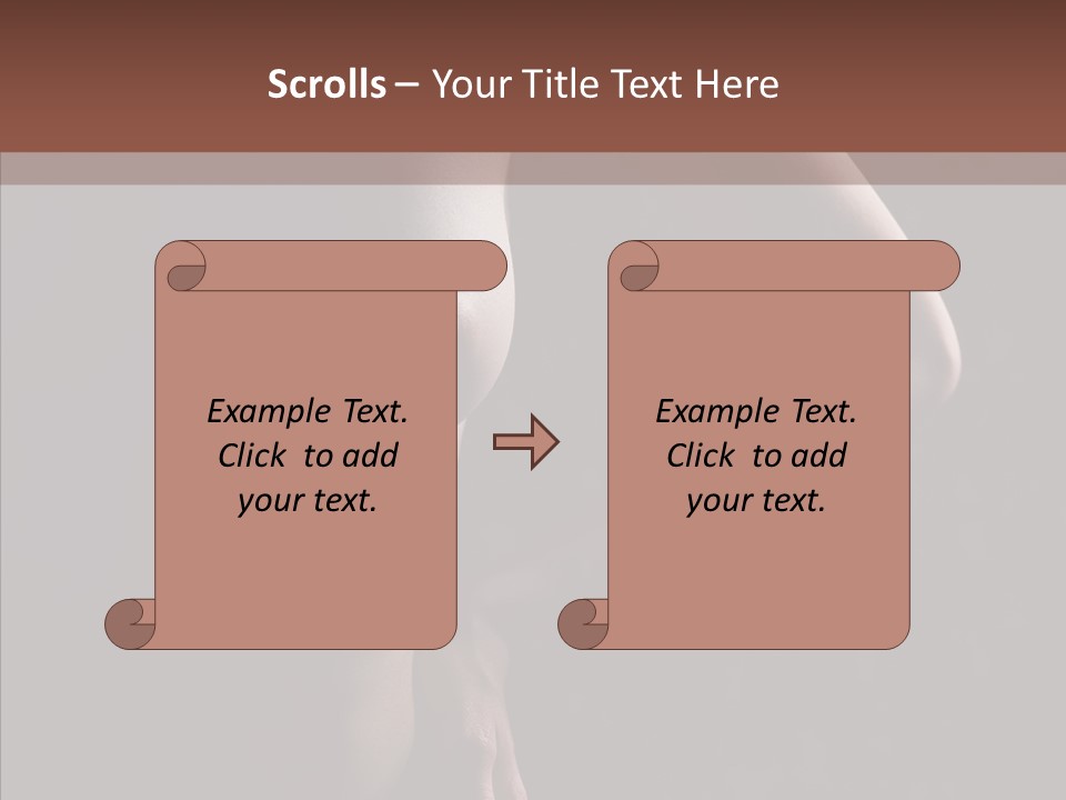 Body Naked Nipples PowerPoint Template