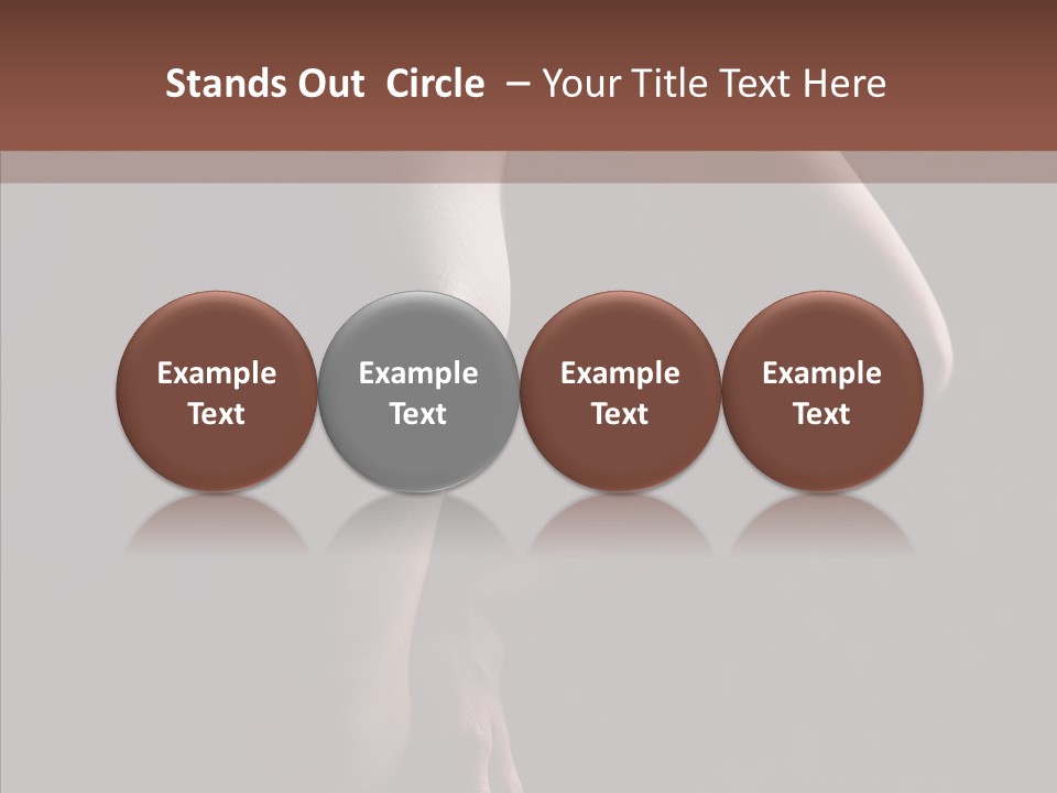 Body Naked Nipples PowerPoint Template